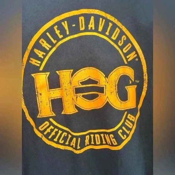 Harley Davidson Tee on Gildan tag “Hog Riders Club” T-shirt - Picture 4 of 6